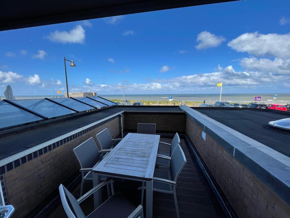 De Trintel Op 1E Verdieping Met Ruim Terras En Zeezicht Egmond aan Zee Kültér fotó